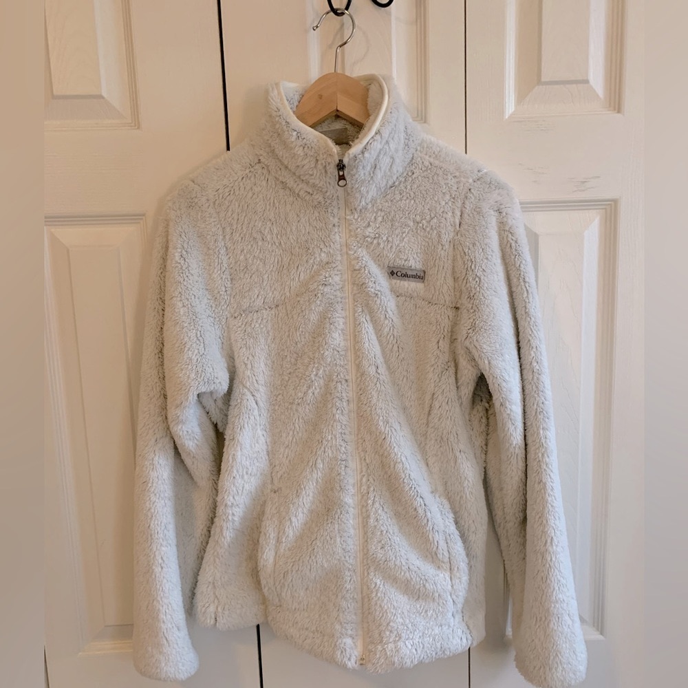 Columbia women’s zip front fleece jacket